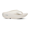 OOFOS Unisex OOriginal PLUS Thong Sandal - Chalk 