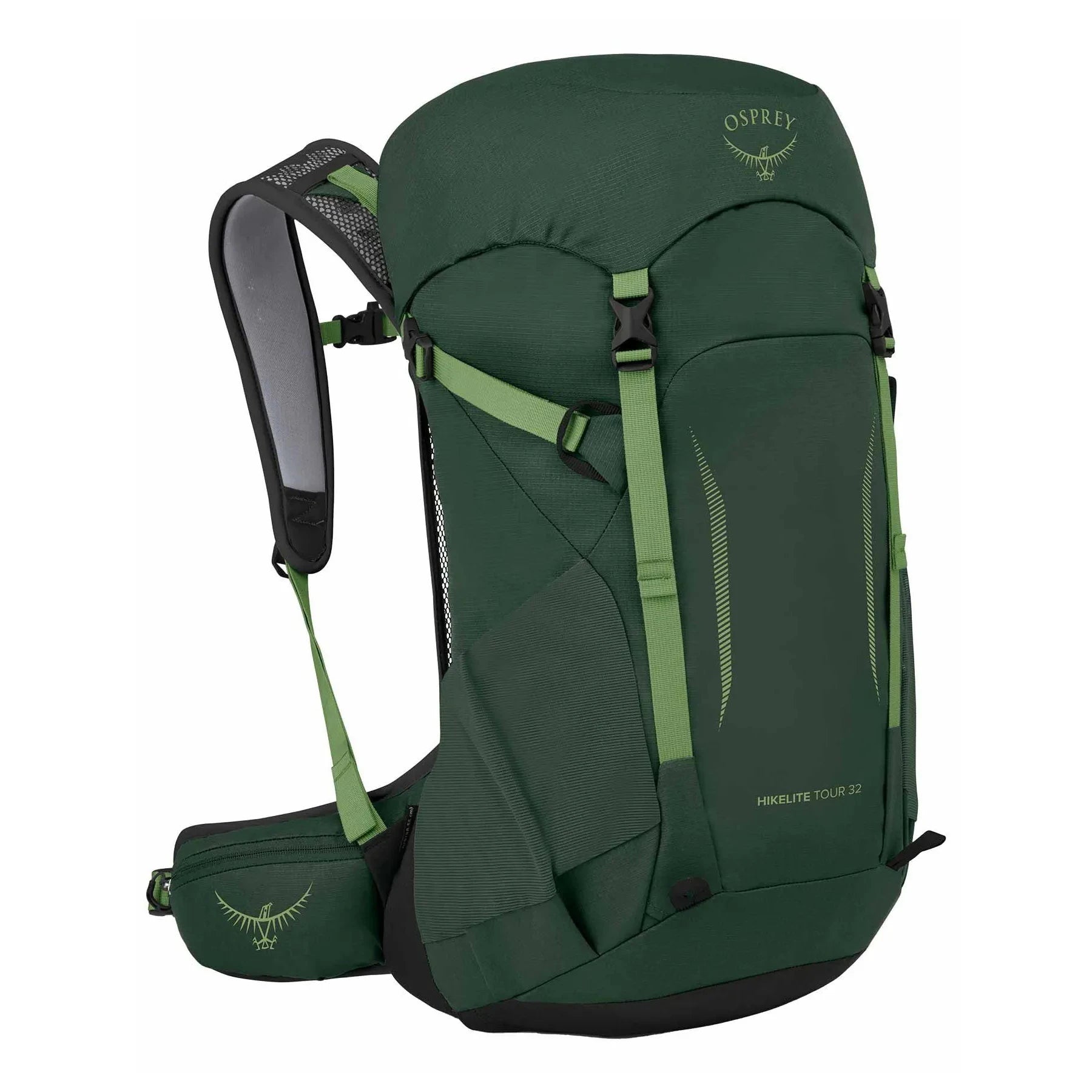 Osprey Hikelite Tour 32L Unisex Daypack Green Canopy 