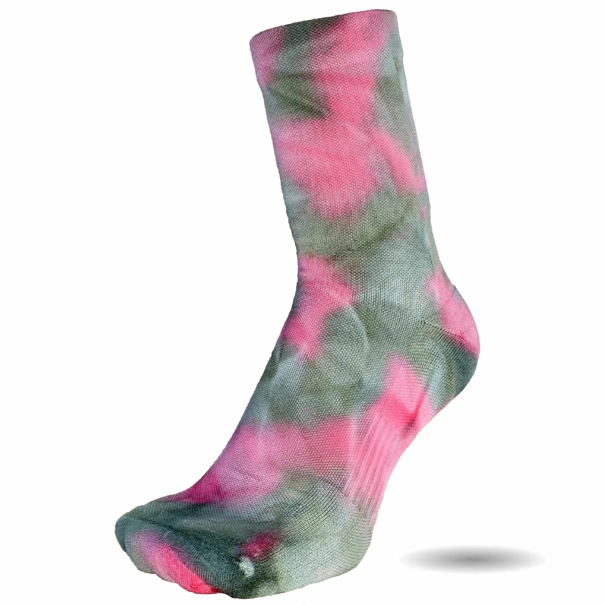 Oleno Comod(y) Muso Low Crew Socks Pink/Grey 22-24cm 