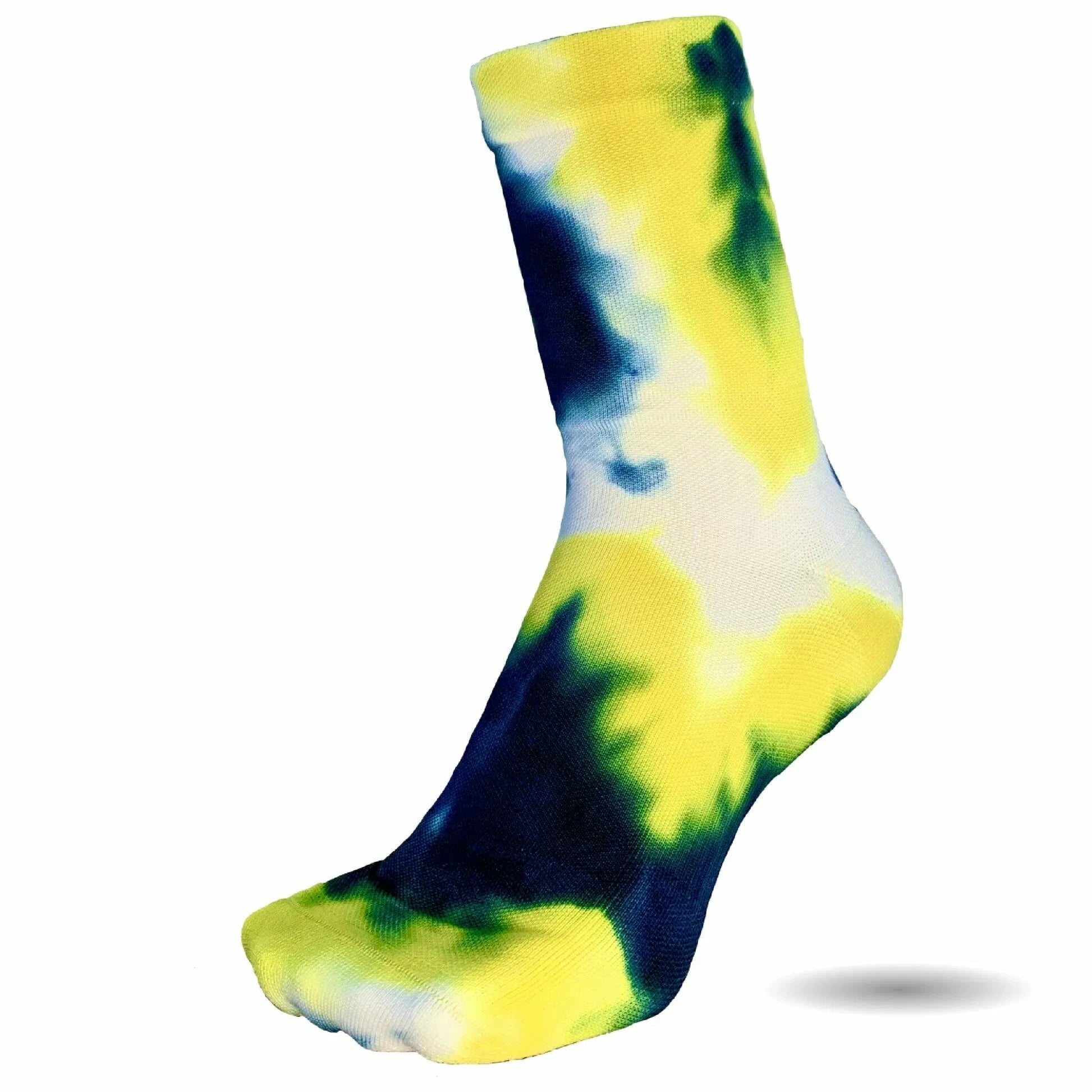 Oleno Comod(y) Muso Low Crew Socks Yellow/Navy 22-24cm 
