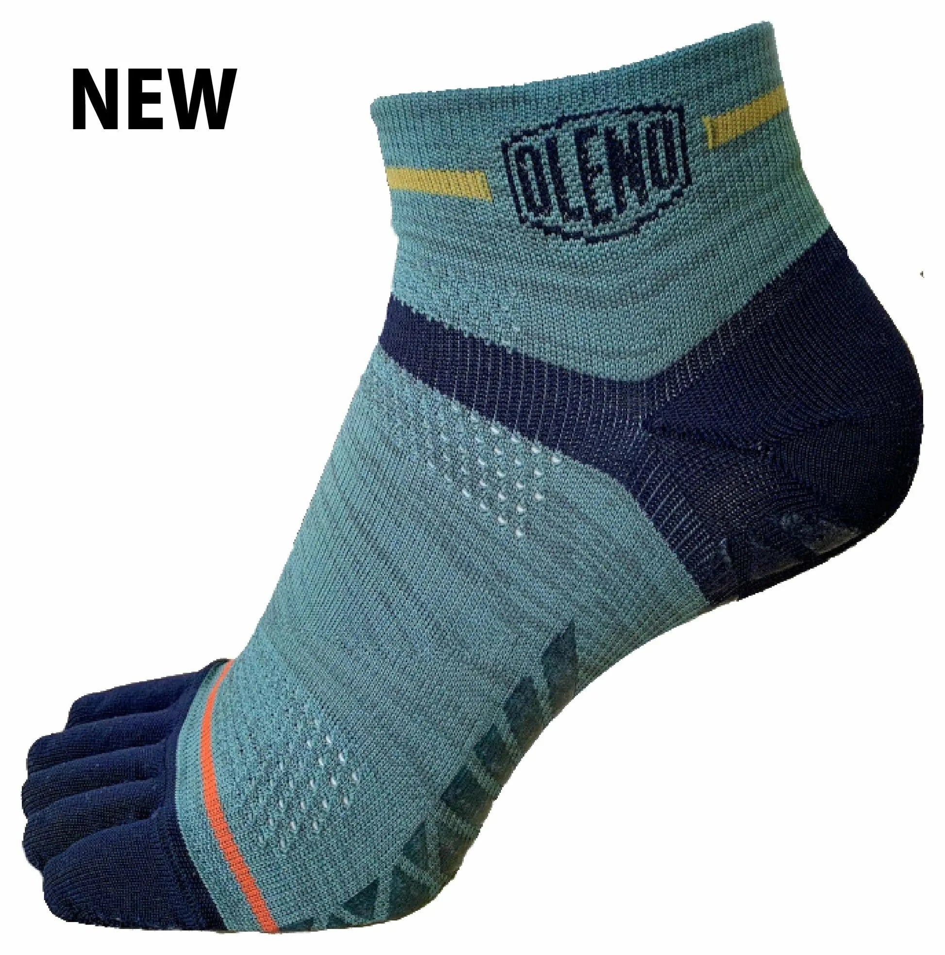 Oleno Ultimate SHR Running Socks Khaki Mix 23-25cm 