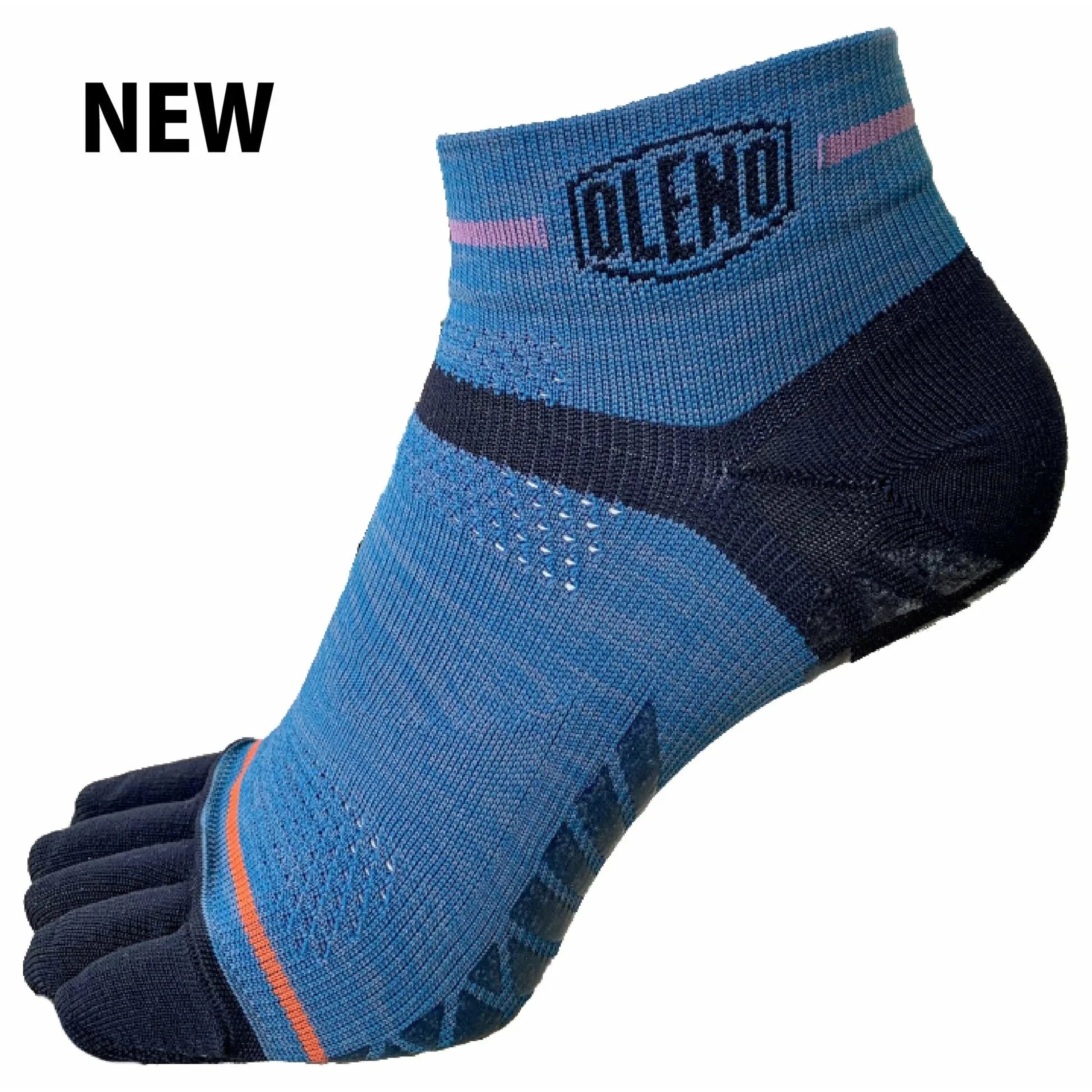 Oleno Ultimate SHR Running Socks Blue Mix 23-25cm 