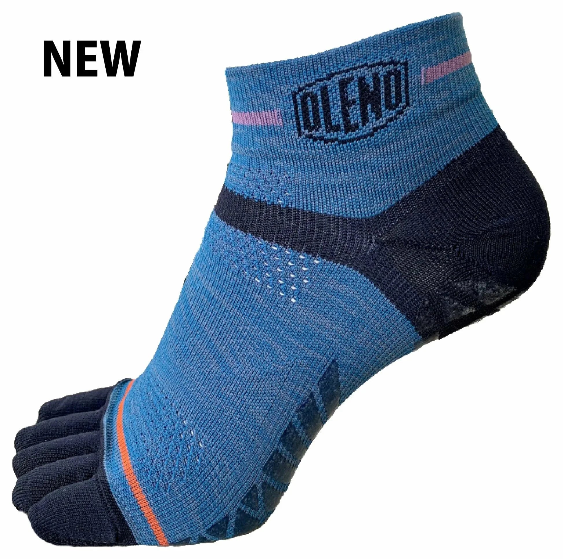 Oleno Ultimate SHR Running Socks Blue Mix 23-25cm 