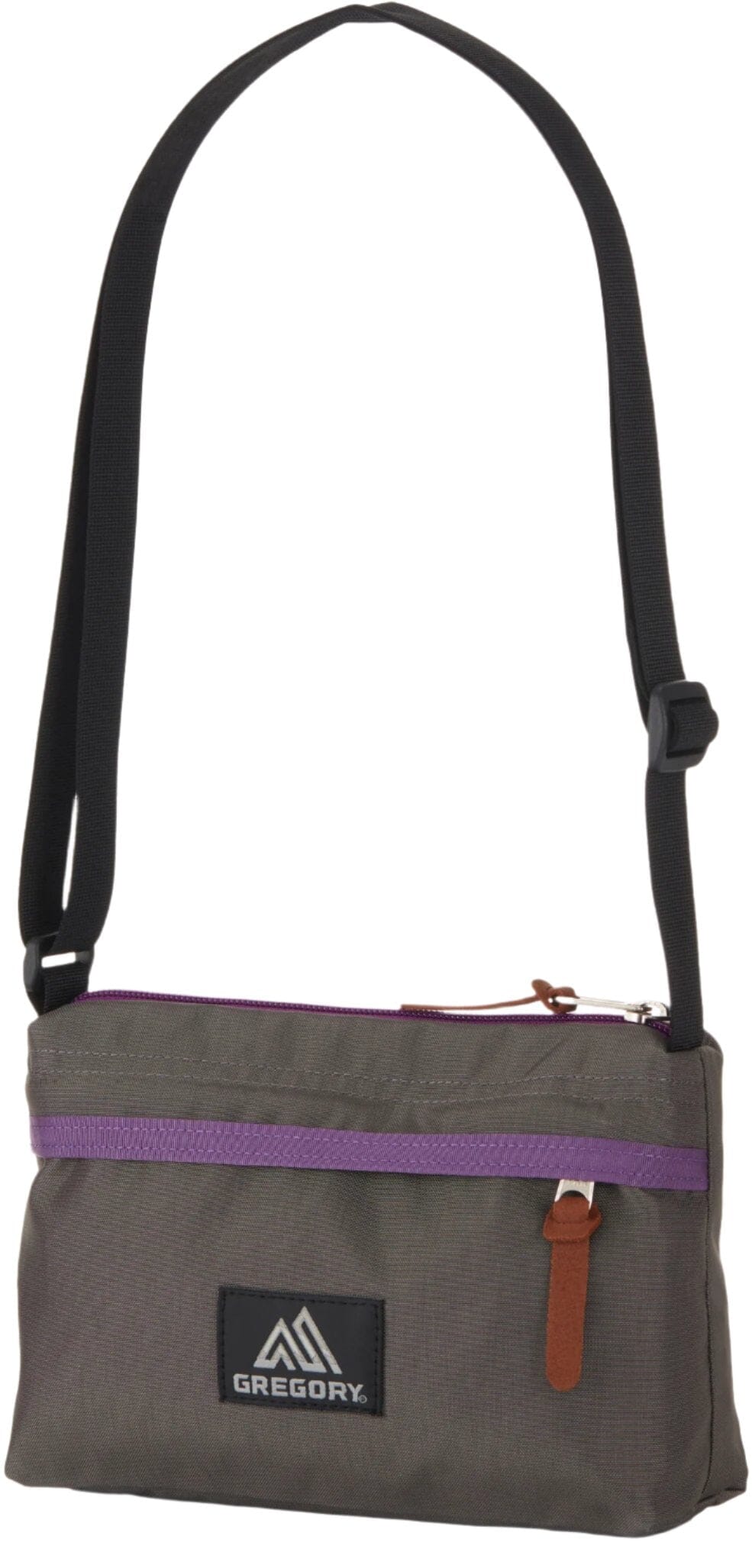 Gregory Envelope Shoulder Messenger Bag Grey/Purple 