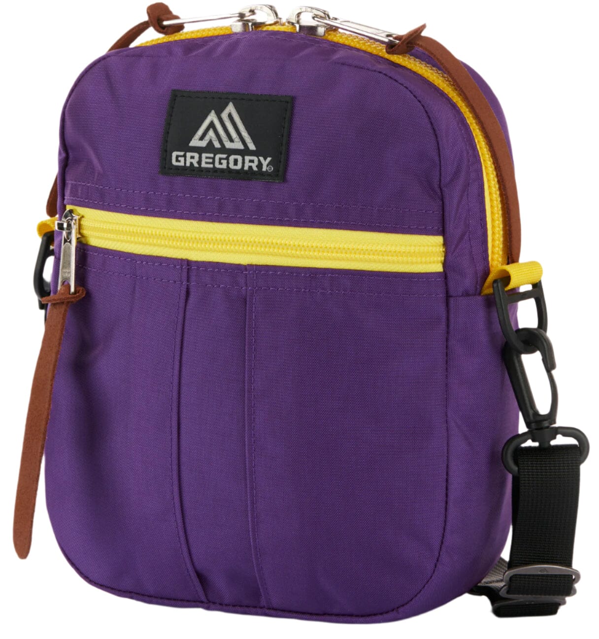 Gregory Quick Pocket L Messenger Bag Purple/Yellow 