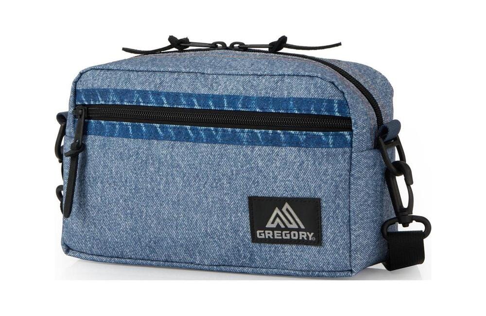 Gregory Padded Shoulder Pouch M Messenger Bag Blue Denim 