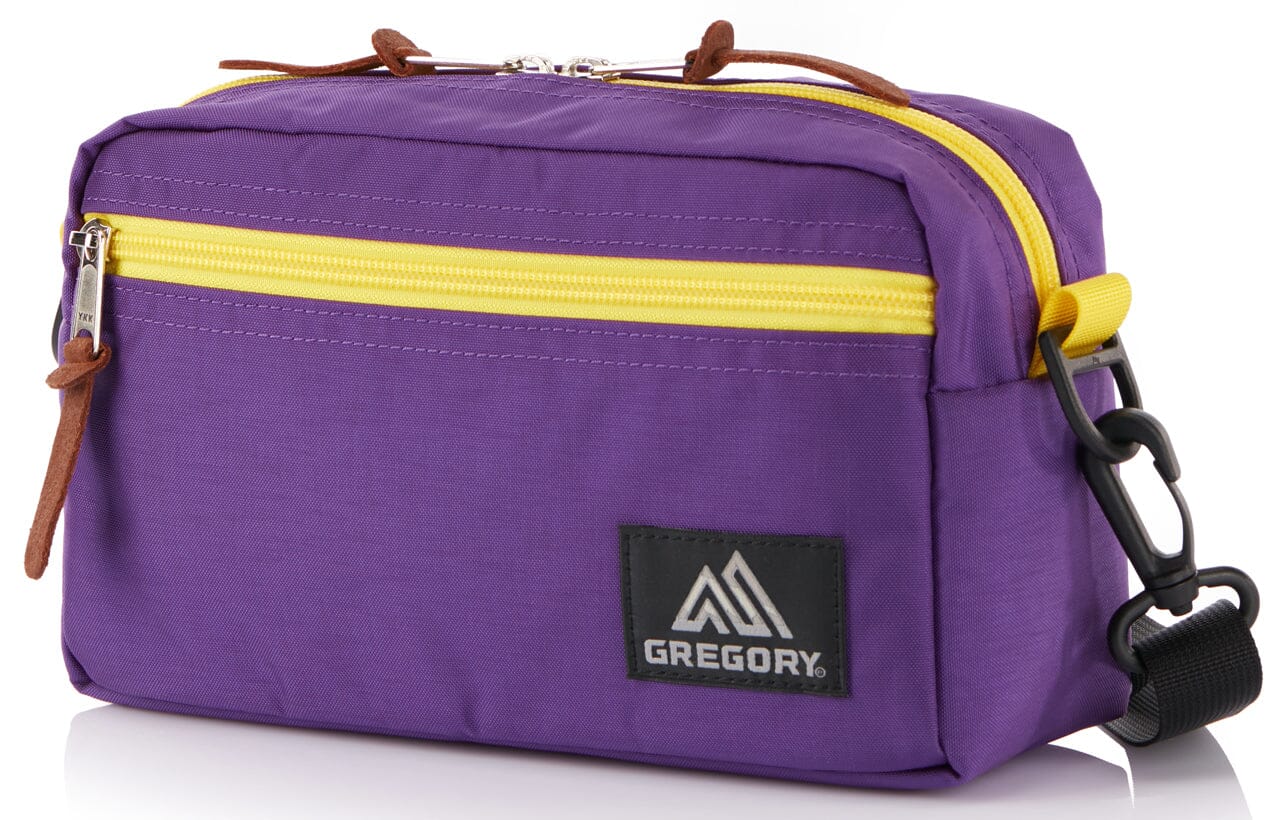 Gregory Padded Shoulder Pouch M斜孭袋 郵差包 - 紫色/黃色