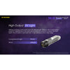 Nitecore TIKI UV 1000mv Rechargeable UV Keychain Flashlight Black Light 