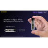 Nitecore TIKI UV 1000mv Rechargeable UV Keychain Flashlight Black Light 