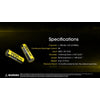Nitecore NL1411R 1100mAh USB-C Rechargeable 14500 Battery 