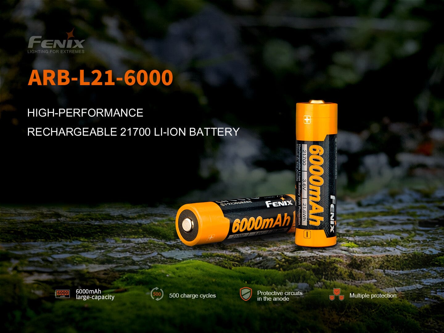 Fenix ARB-L21-6000 Rechargeable Battery 