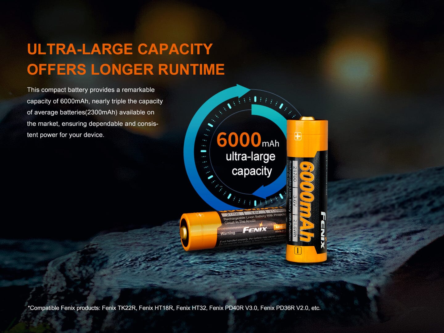 Fenix ARB-L21-6000 Rechargeable Battery 