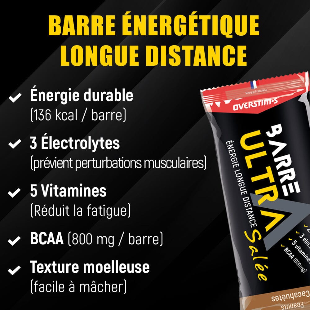 OVERSTIM.s Ultra Salted Bar 40g Salted Peanuts 