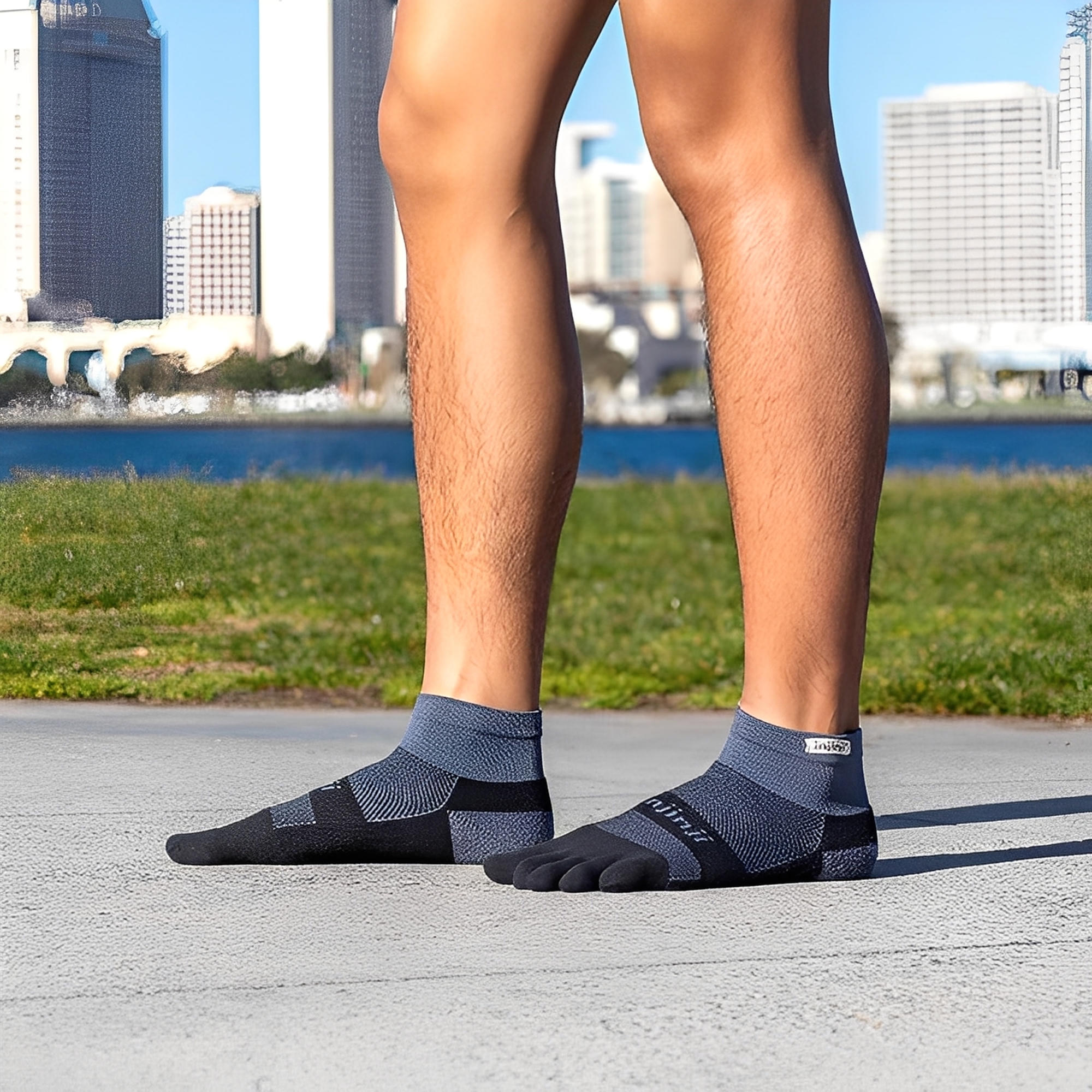 Injinji Run Midweight Mini-Crew Socks 