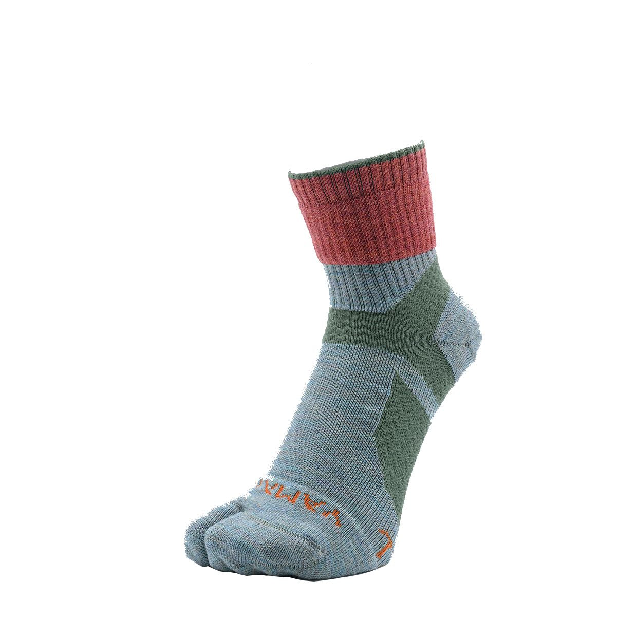 YAMAtune Hikers Arch Socks Quarter 2-Toe Socks 