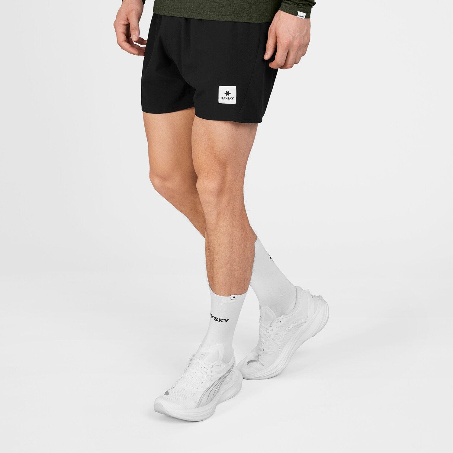 Saysky Men's Pace Shorts 5'' Black S