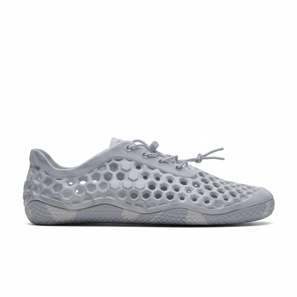 Vivobarefoot Ultra III Bloom Womens Barefoot Shoes Moonstone-Grey US 5 EU 36 
