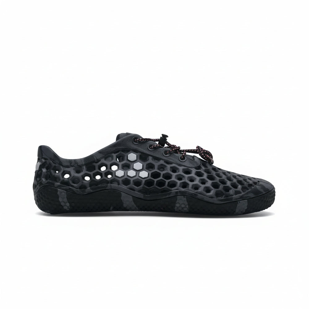 Vivobarefoot Ultra III Bloom Womens Barefoot Shoes Obsidian-Grey US 4 EU 35 