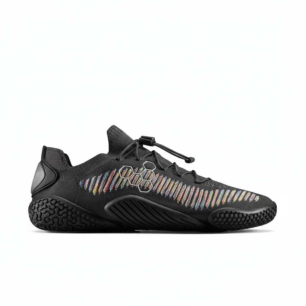Vivobarefoot Motus Flex Womens Barefoot Shoes Obsidian/Space Dye US 5 EU 36 