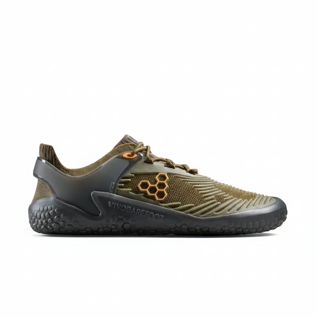 Vivobarefoot Motus Strength II Womens Barefoot Shoes Dark Olive US 4.5 EU 35 