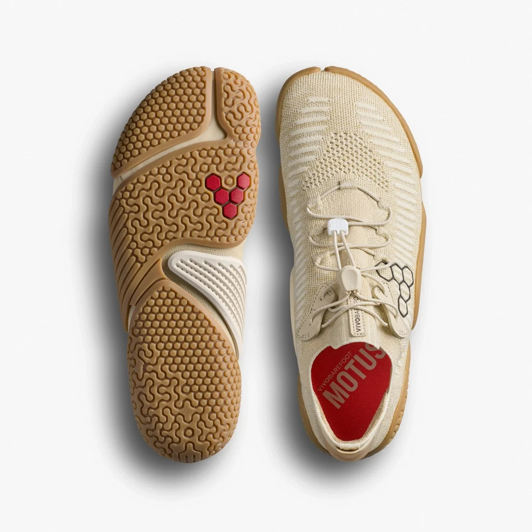 Vivobarefoot Motus Flex Natural Womens Barefoot Shoes Sand US 4.5 EU 35 