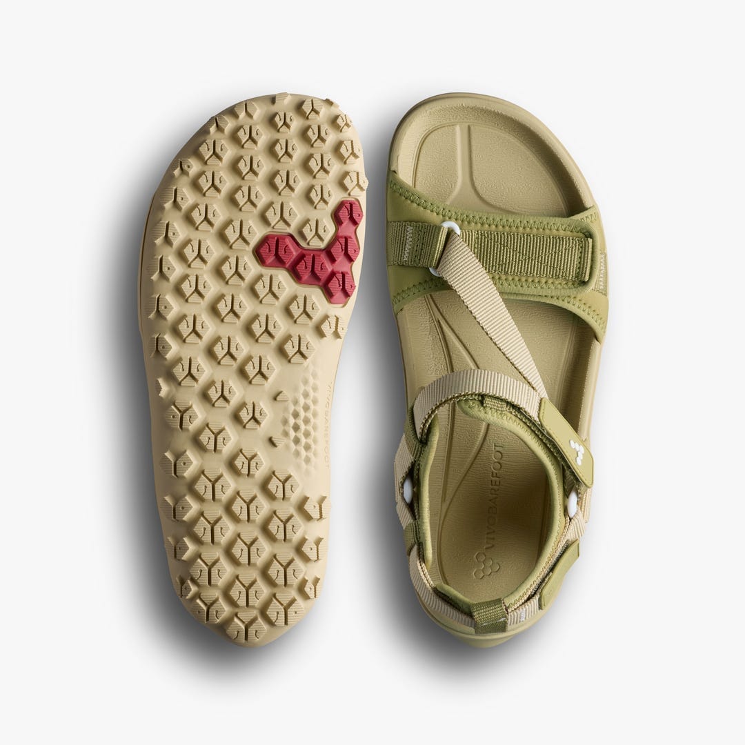 Vivobarefoot Tracker Ora Sandal Womens Barefoot Shoes Dune US 4.5 EU 35 