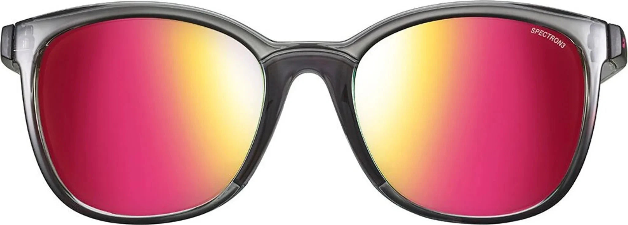 Julbo Spark Sunglasses Translucent Gray / Flash Rose SP3 One Size