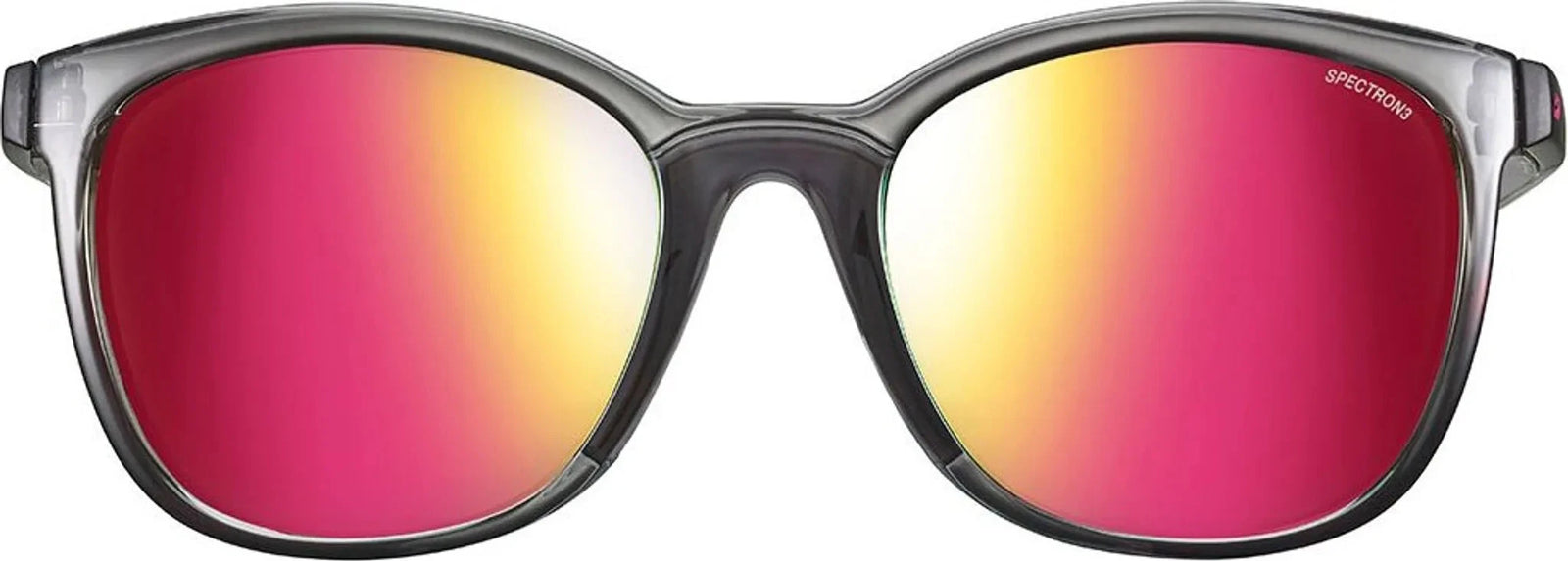 Julbo Spark Sunglasses - Translucent Gray / Flash Rose