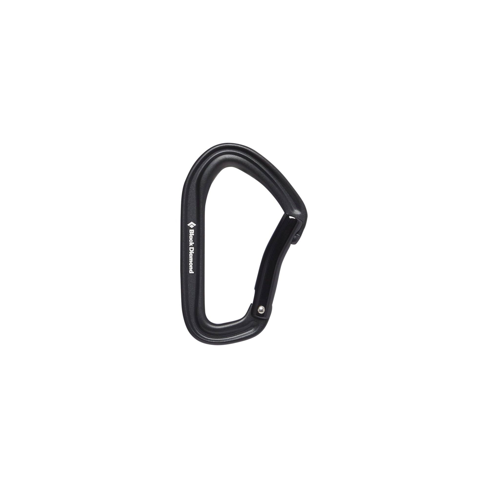 Black Diamond HotForge Bent Gate Carabiner Black 
