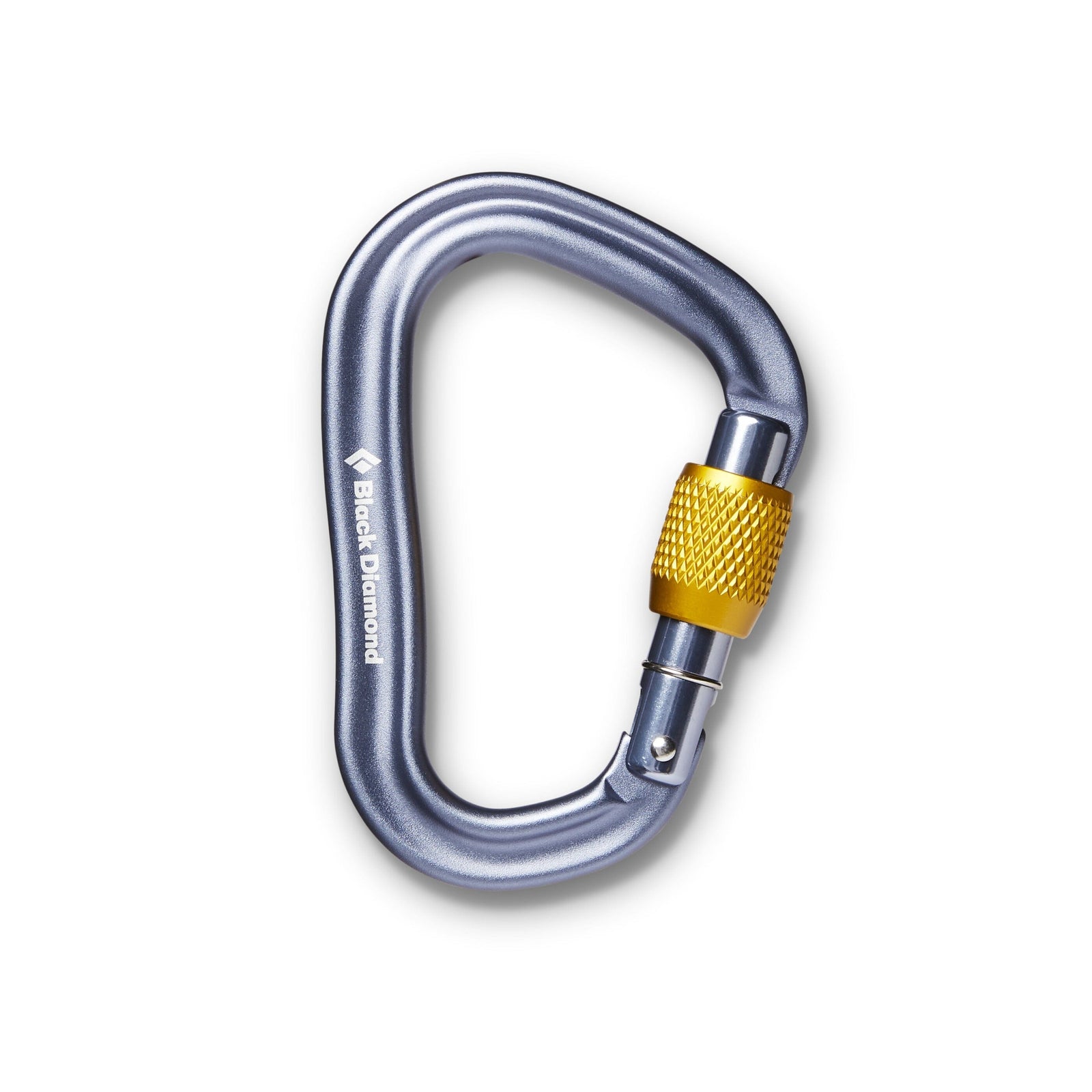 Black Diamond VaporLock Screwgate Carabiner Dark Gray/Yellow 