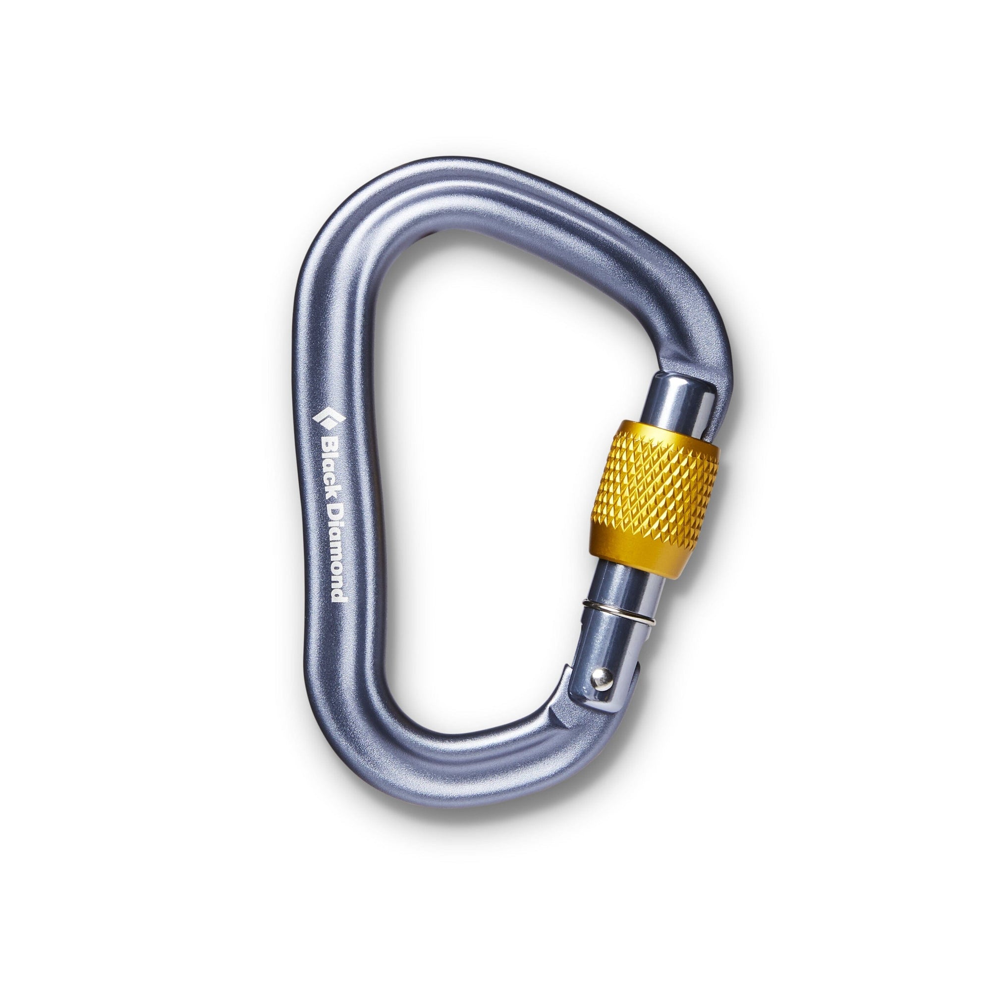 Black Diamond VaporLock Screwgate Carabiner Dark Gray/Yellow 