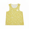 Saysky Women's Zig Zag Air Flow Singlet Yellow Flower XS 