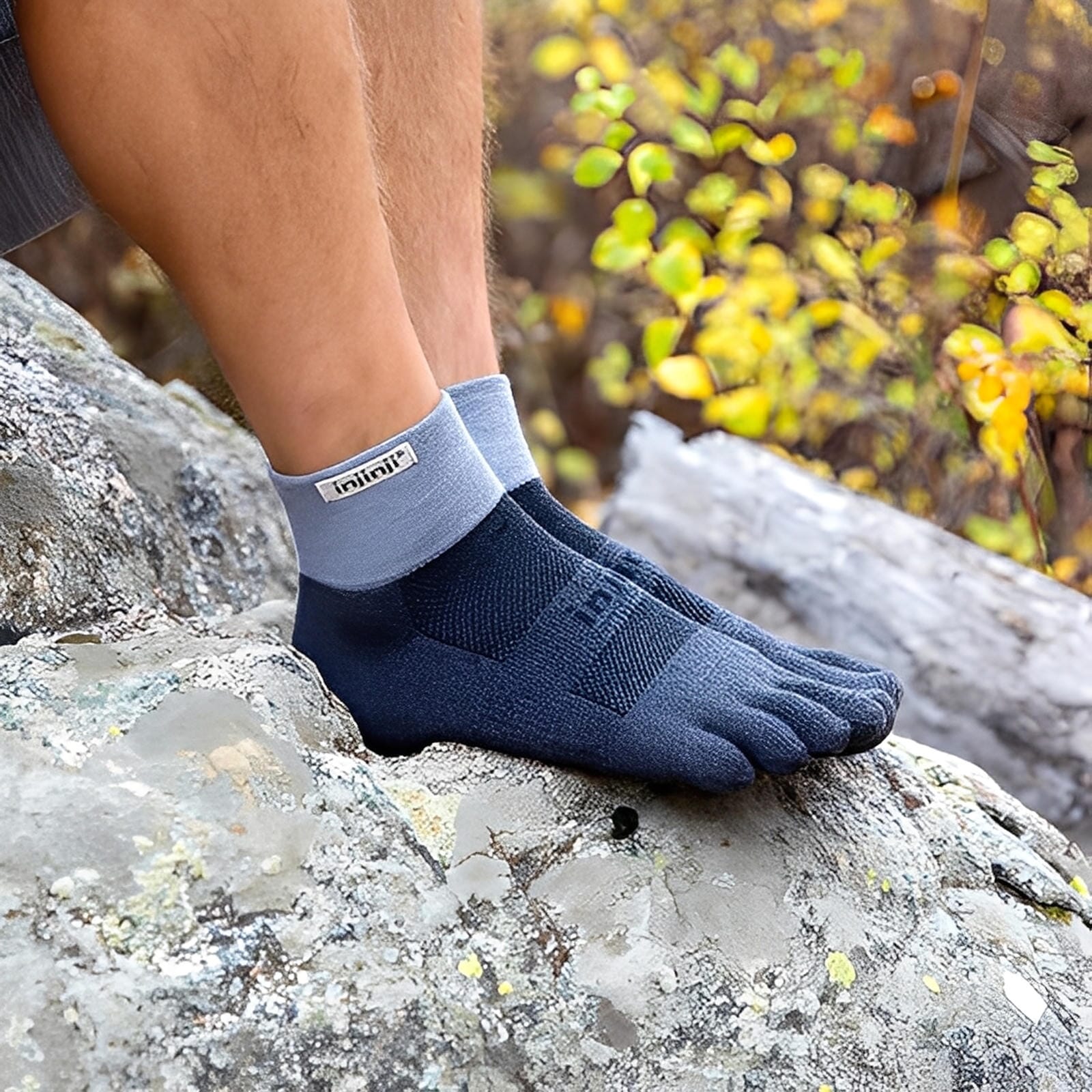 Injinji Trail Midweight Mini‑Crew Socks 