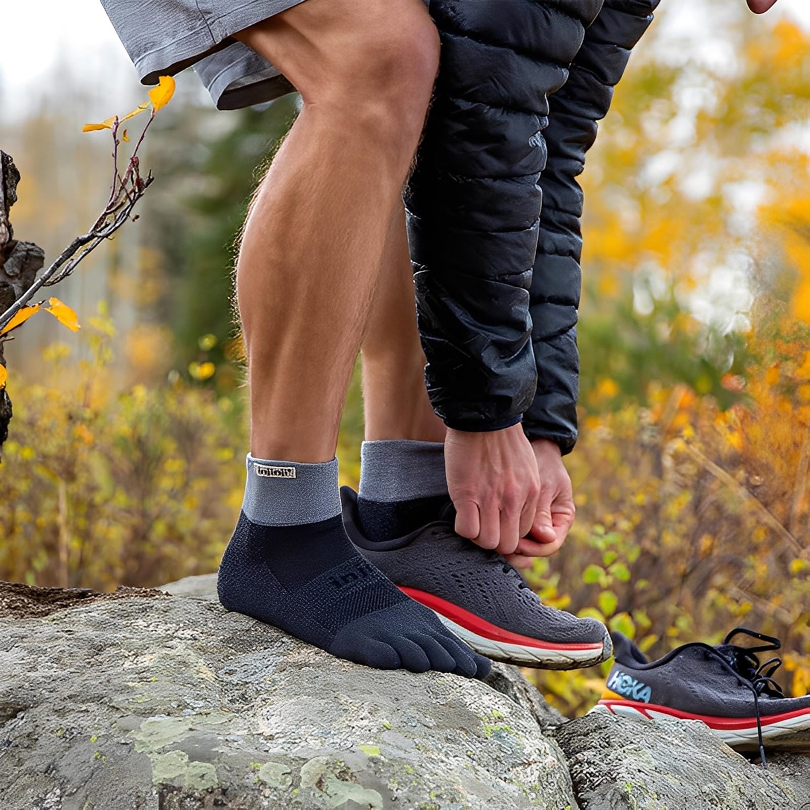 Injinji Trail Midweight Mini‑Crew Socks 