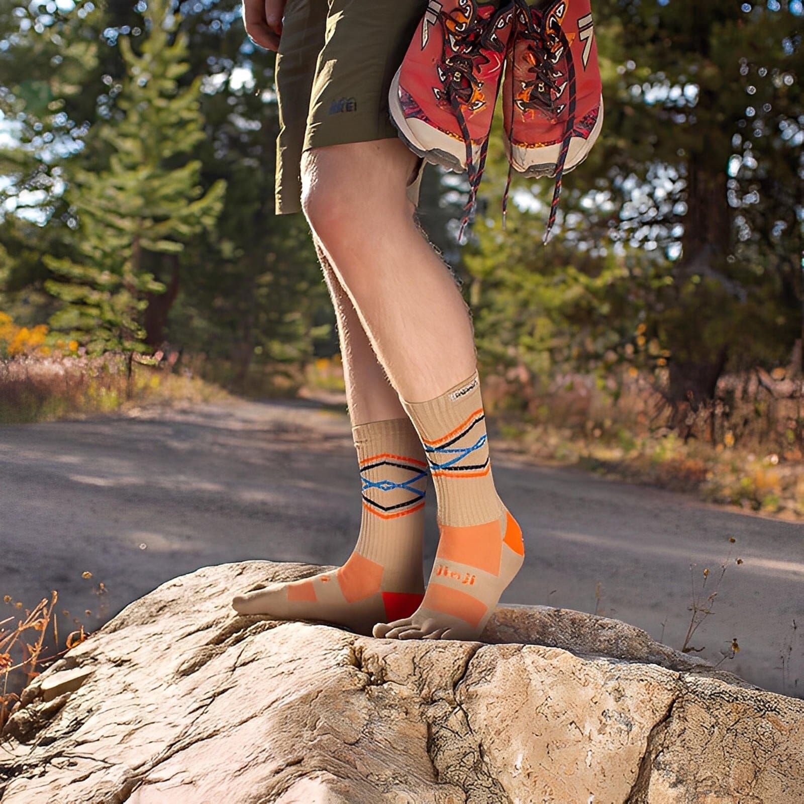 Injinji Trail Midweight Crew Socks 