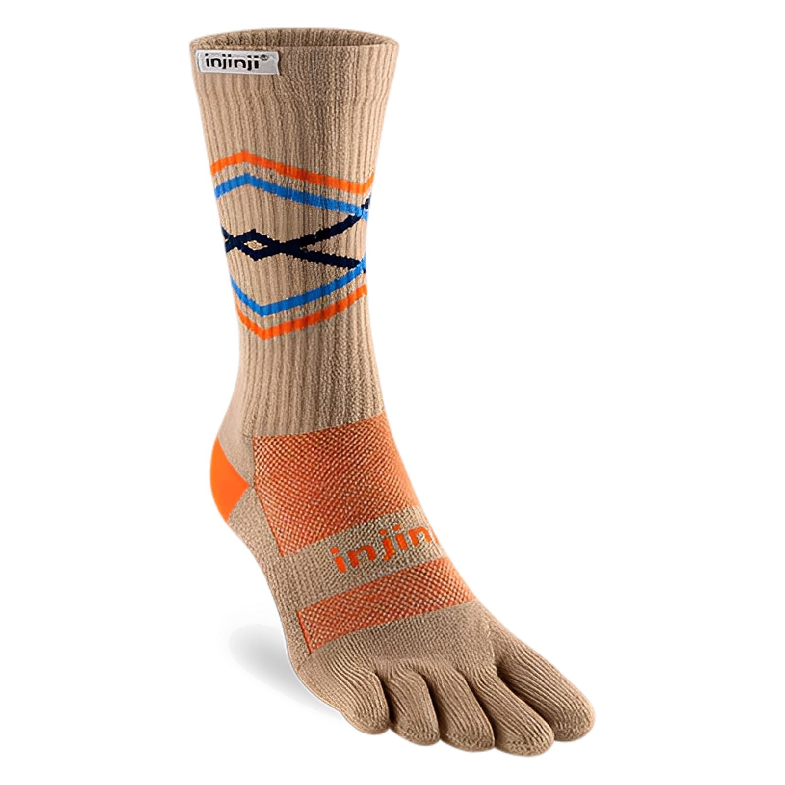 Injinji Trail Midweight Crew Socks Grain S 