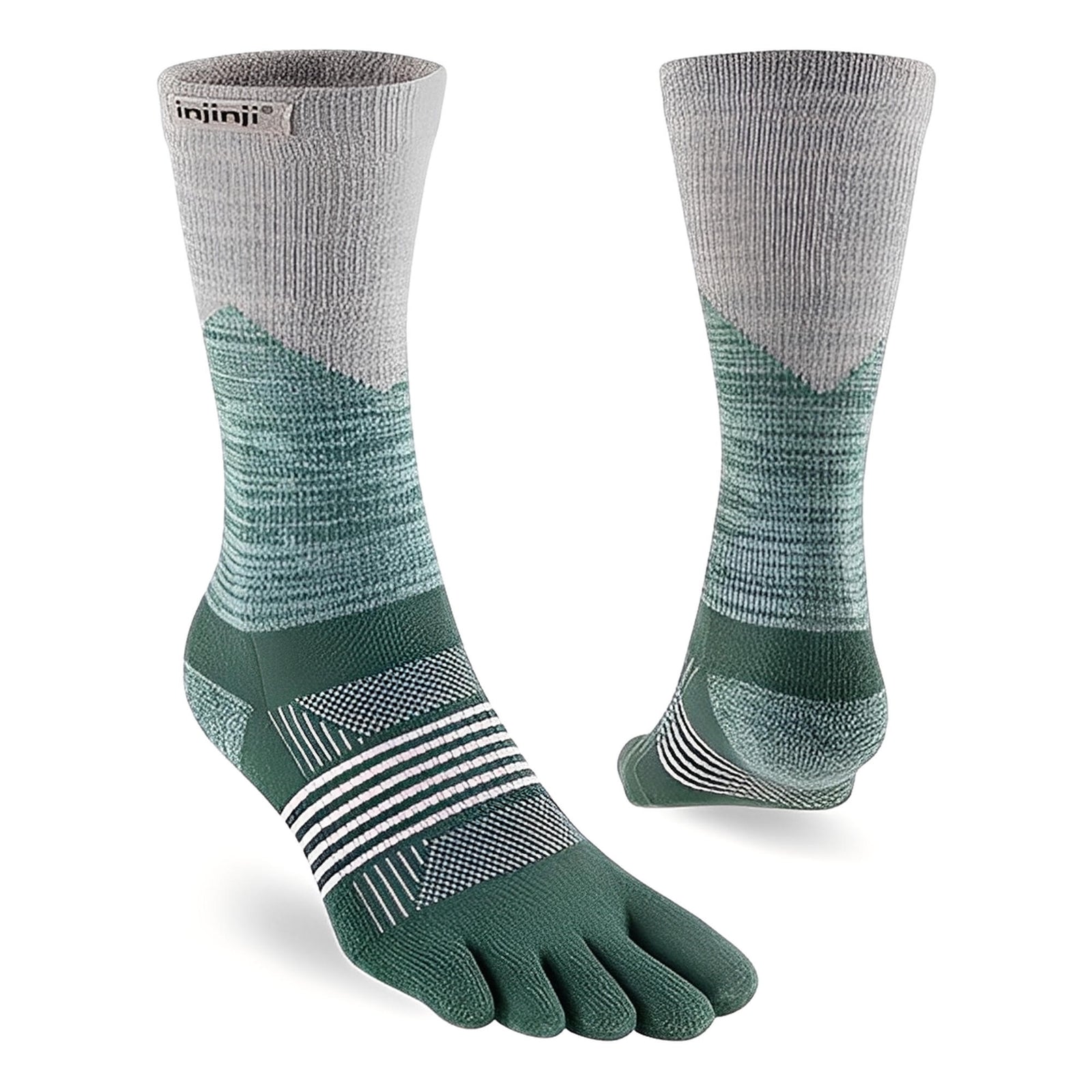 Injinji Women's Trail Midweight Crew Socks Alpine XS/S 