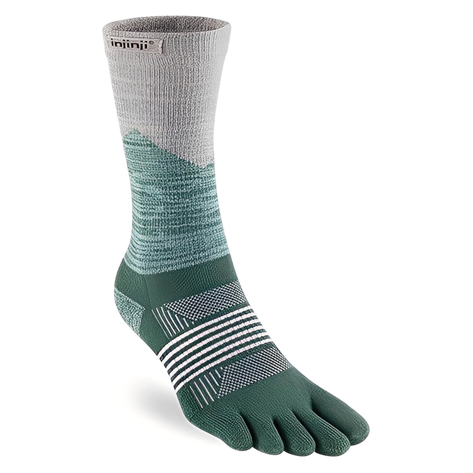 Injinji Women's Trail Midweight Crew Socks Alpine XS/S 