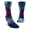 Injinji Women's Trail Midweight Crew Socks Twilight XS/S 