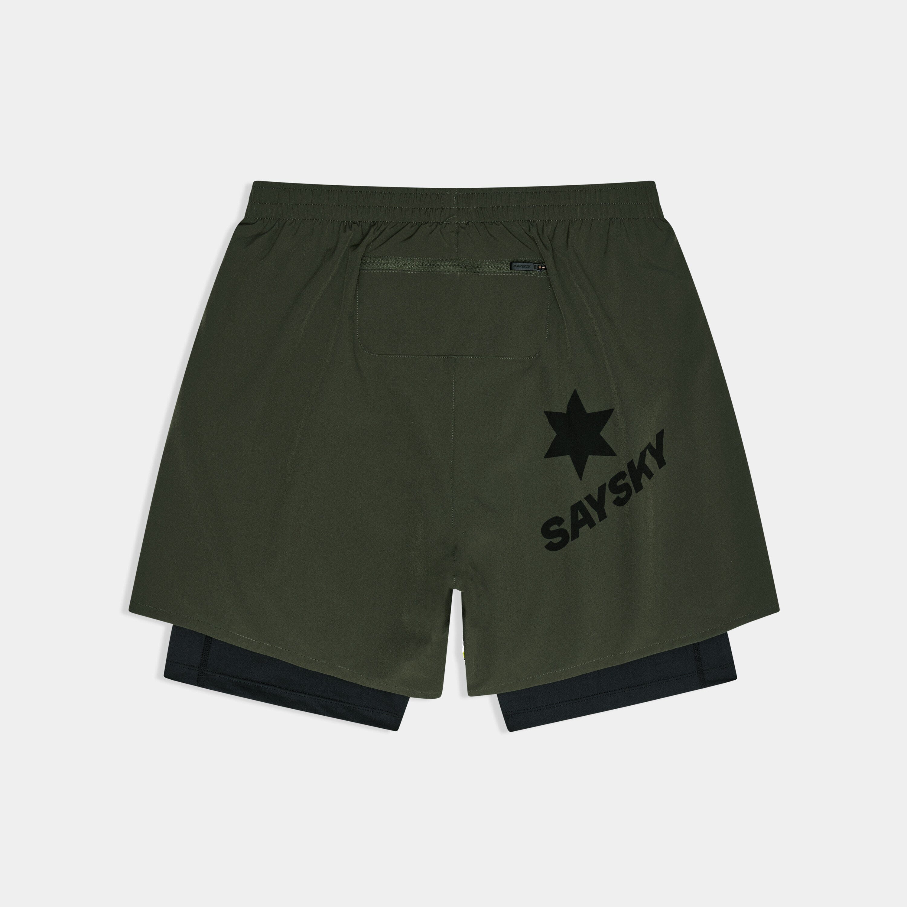 Saysky Men's 2 in 1 Pace Shorts 5''