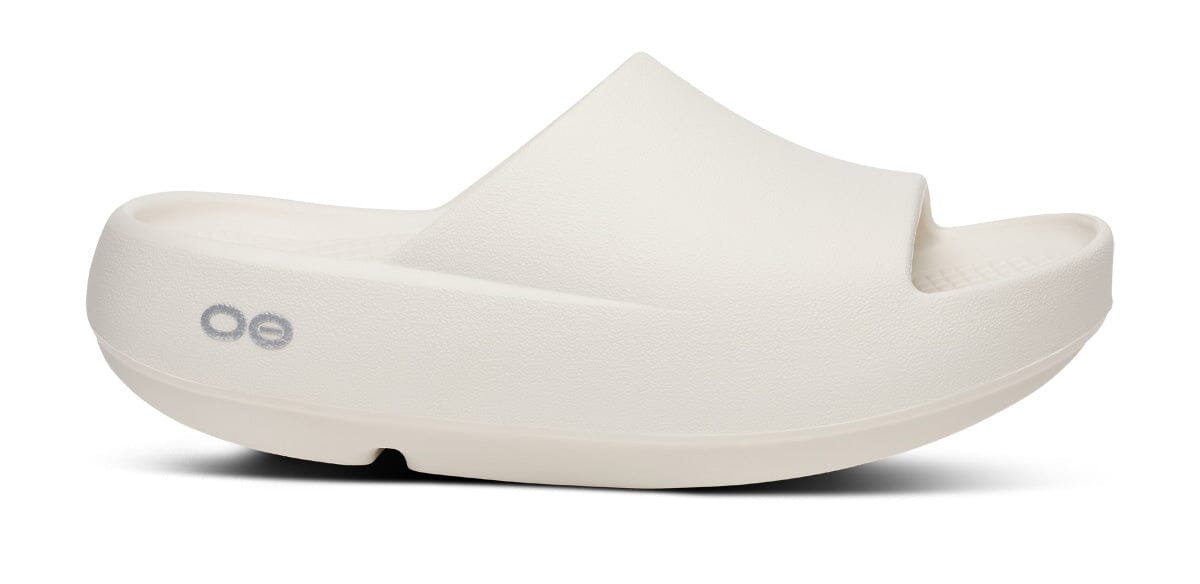 OOFOS Unisex OOahh PLUS Slide Sandal - Chalk 