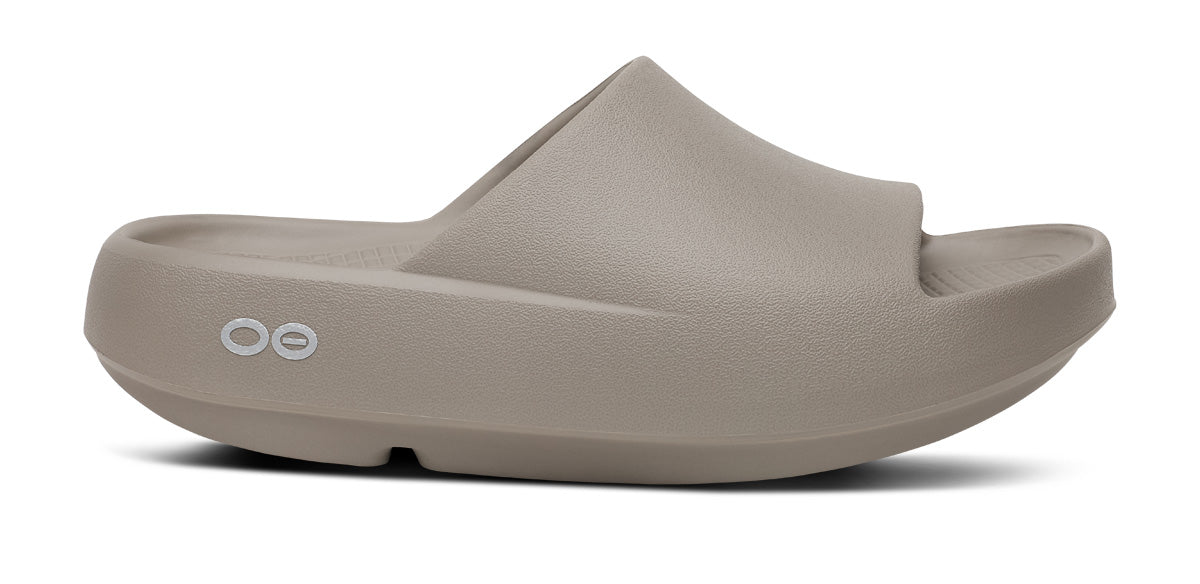 OOFOS Unisex OOahh PLUS Slide Sandal - Driftwood