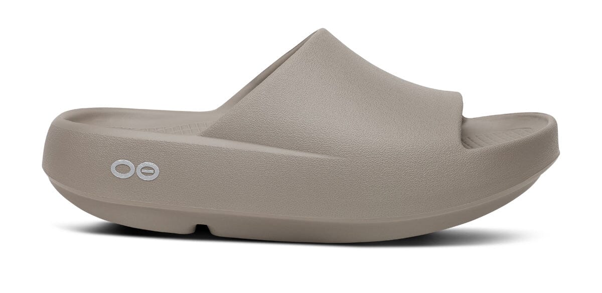 OOFOS Unisex OOahh PLUS Slide Sandal - Driftwood 