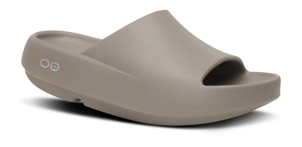 OOFOS Unisex OOahh PLUS Slide Sandal - Driftwood