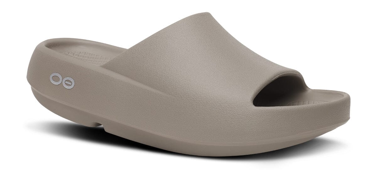 OOFOS Unisex OOahh PLUS Slide Sandal - Driftwood 