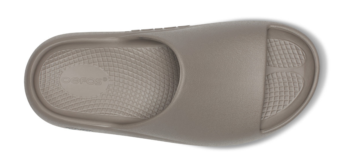 OOFOS Unisex OOahh PLUS Slide Sandal - Driftwood