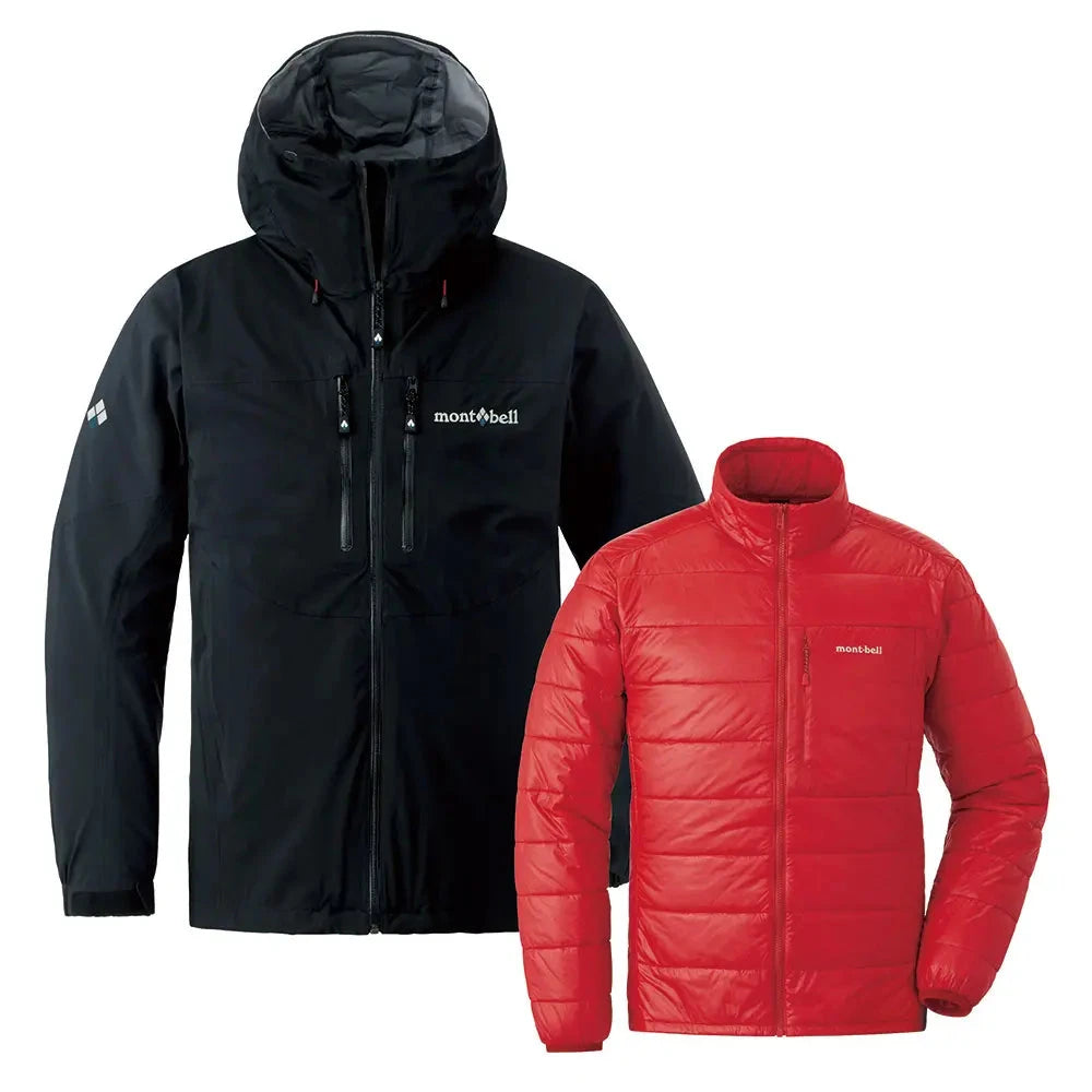 Montbell Men's 3in1 Fall Line Parka Black M 