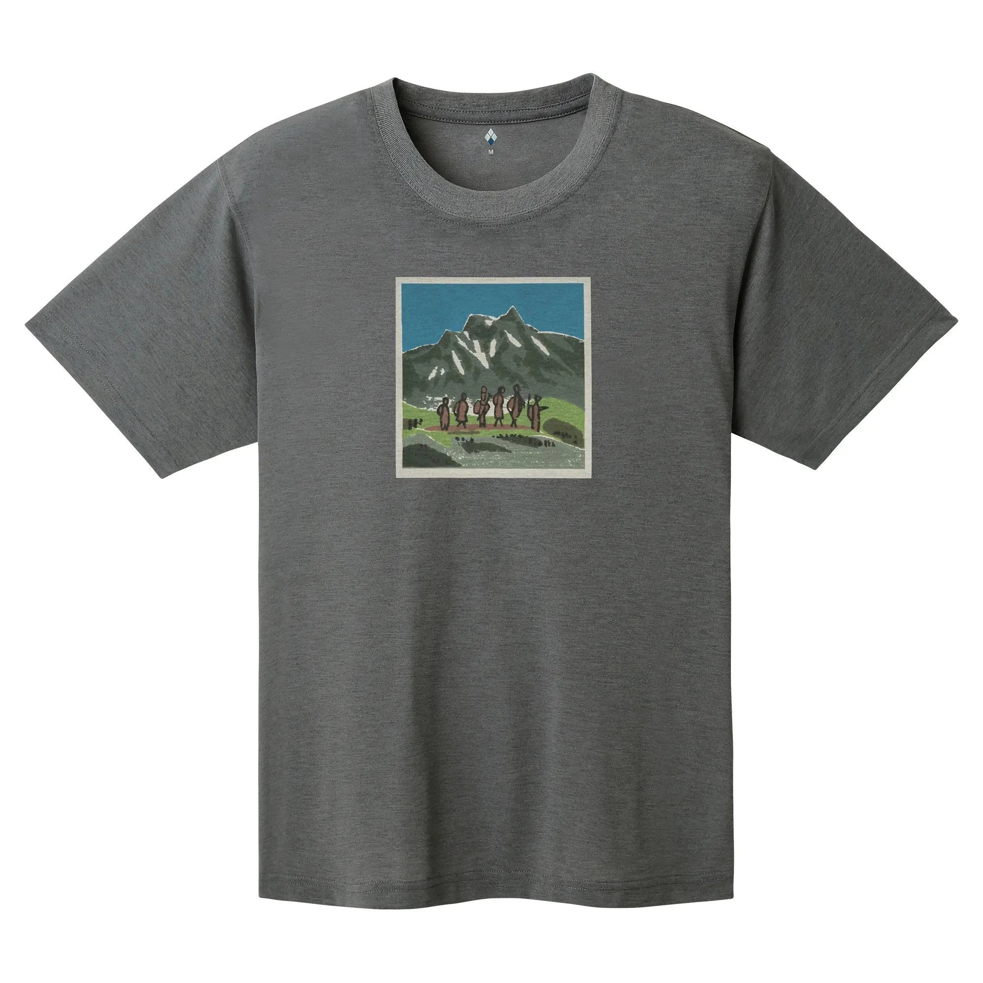 Montbell Wickron Tee Hotaka Jyuusou Unisex Dark Gray S 
