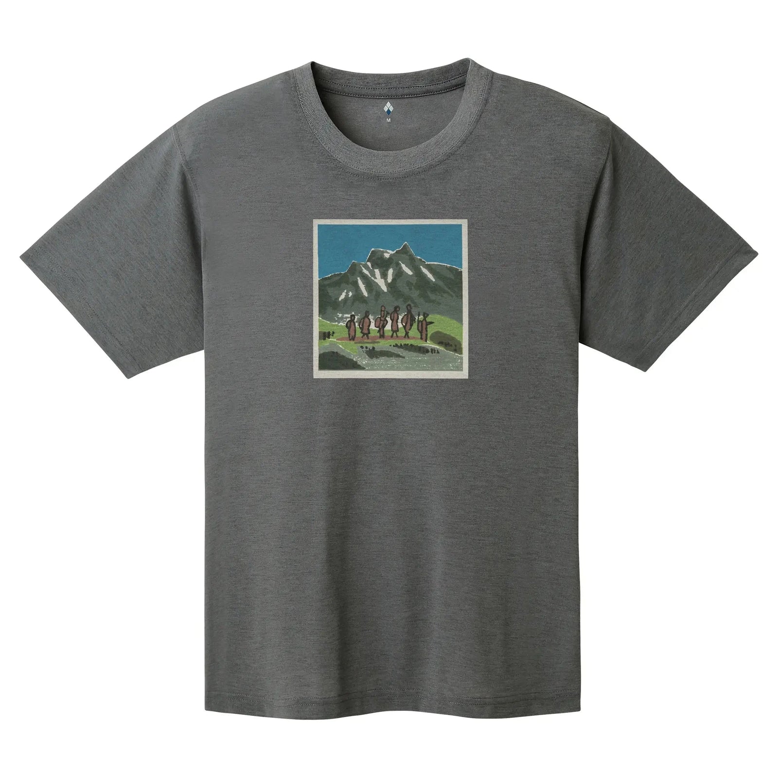 Montbell Wickron Tee Hotaka Jyuusou Unisex Dark Gray S 