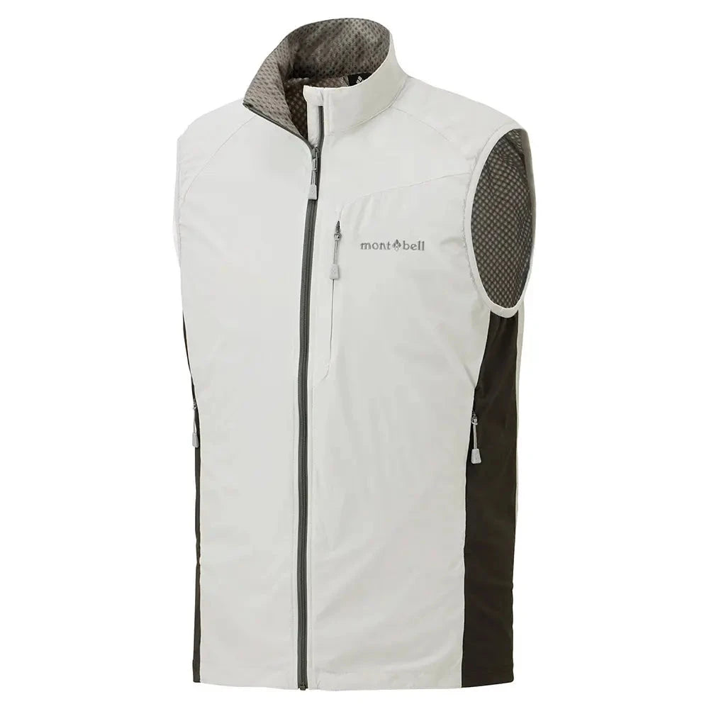 Montbell Men's Light Shell Vest Light Grey S 